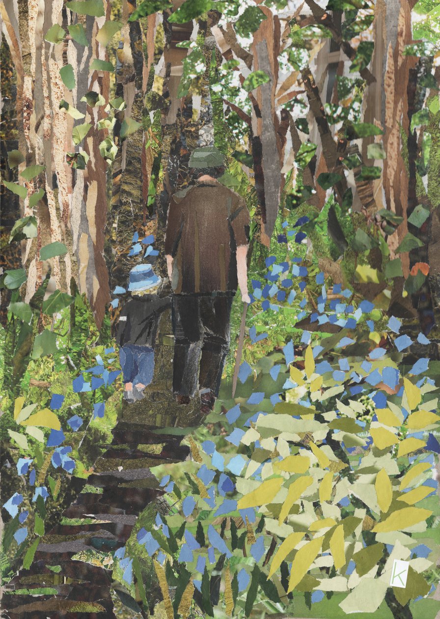 A Bluebells között alkotó: Kirstie Adamson