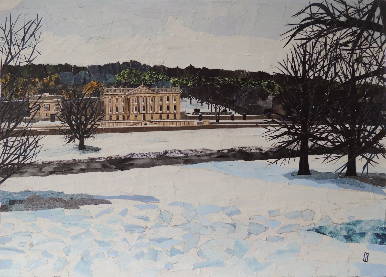 Chatsworth a hóban alkotó: Kirstie Adamson