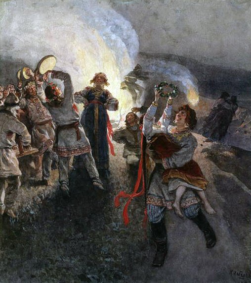 Május elsejei ünnepségek, 1902 (wc papíron) alkotó: Klavdiy Vasilievich Lebedev