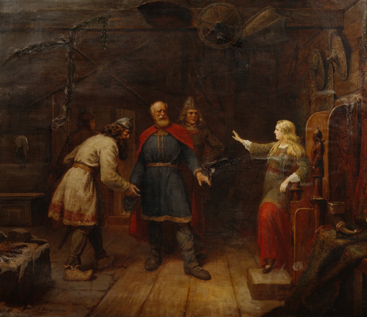 Harald javasolta Gydát alkotó: Knud Bergslien