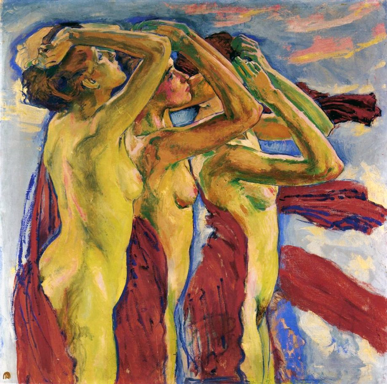 Három akt alkotó: Koloman Moser
