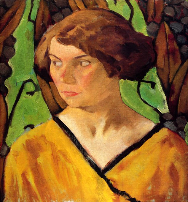 Egy lány portréja alkotó: Koloman Moser
