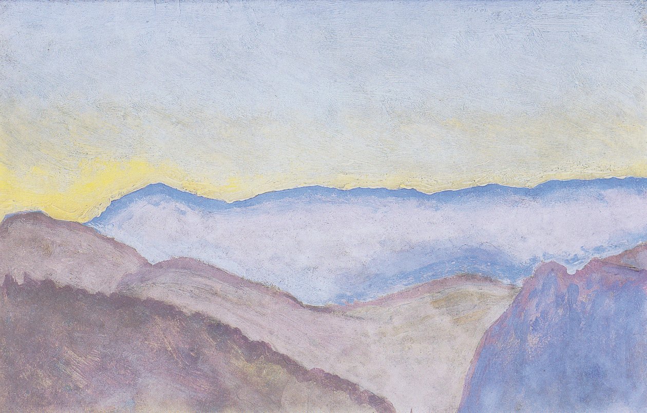 Csillogó táj, kilátással a Raxra alkotó: Koloman Moser