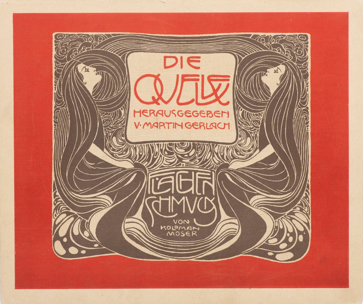 A forrás, 1901. alkotó: Koloman Moser