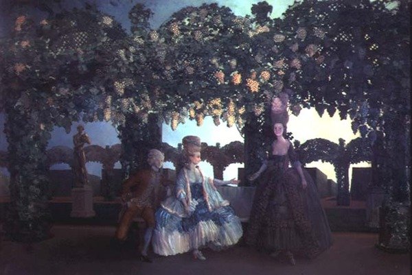 Az este, 1900-02 alkotó: Konstantin Andreevic Somov