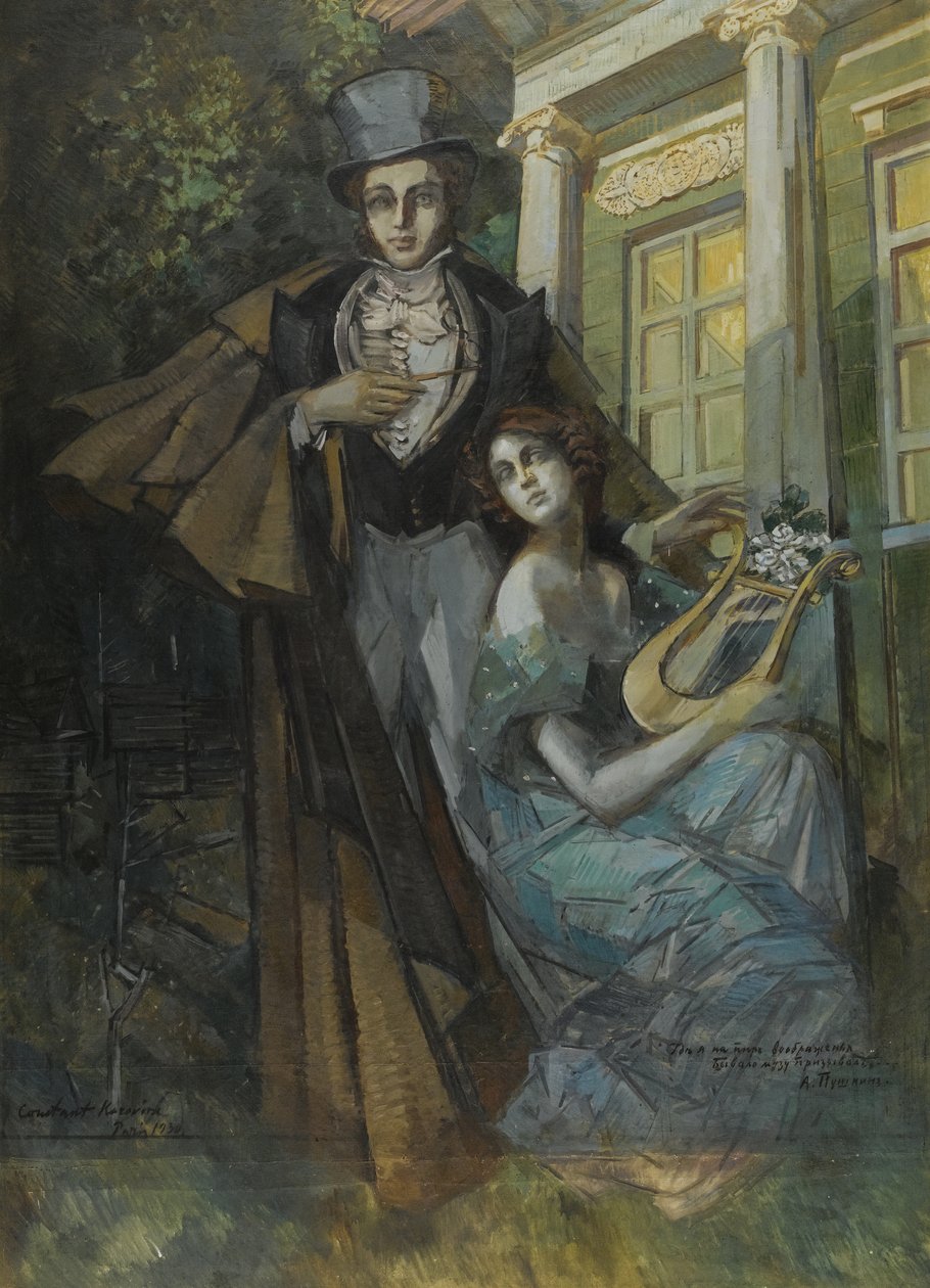 Puskin és a múzsa alkotó: Konstantin Alekseevich Korovin