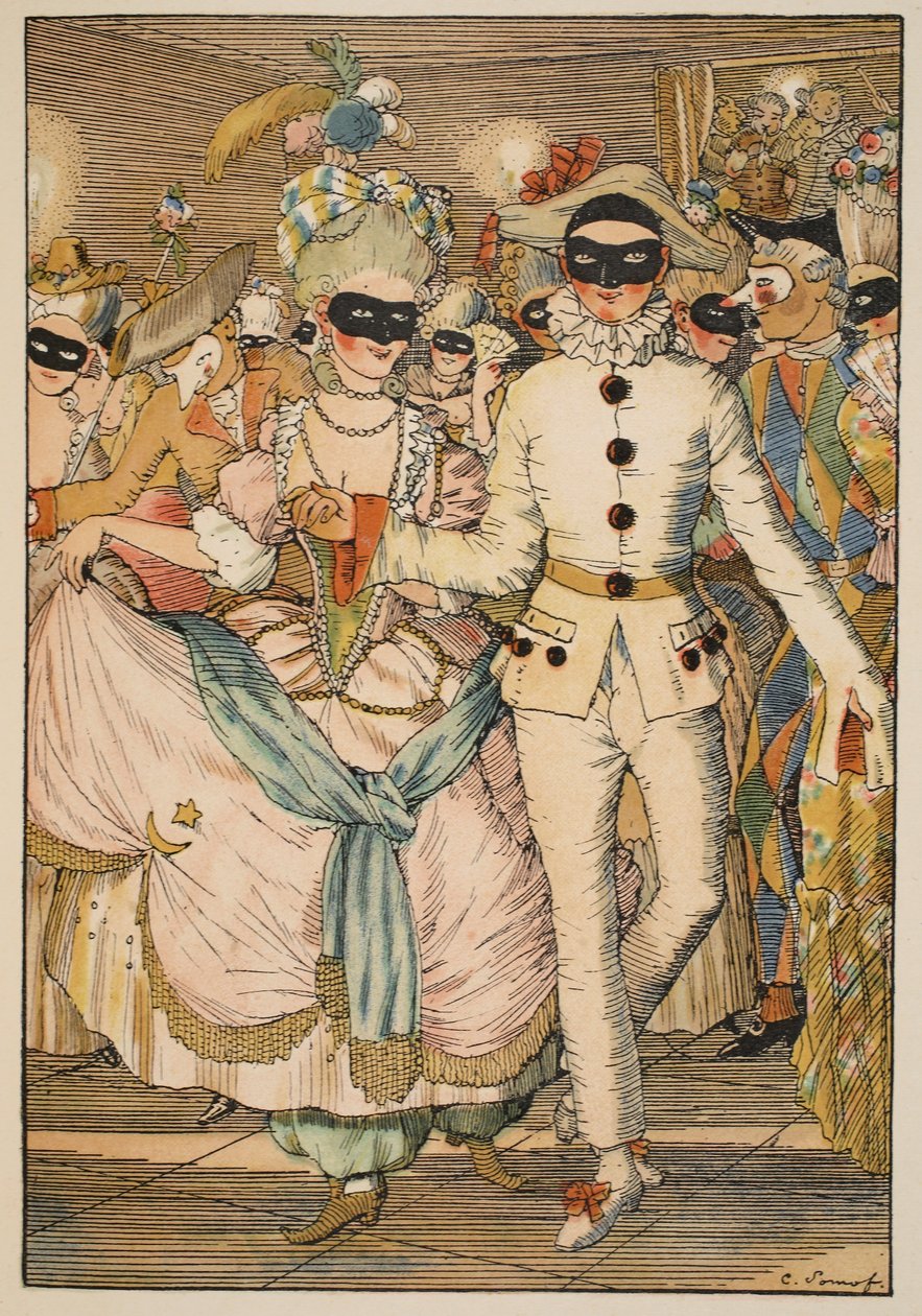 Bal maszk alkotó: Konstantin Andreevic Somov