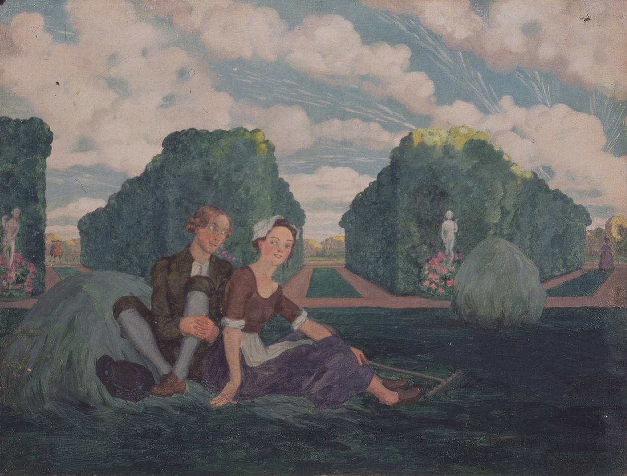 Szerelmesek alkotó: Konstantin Andreevic Somov
