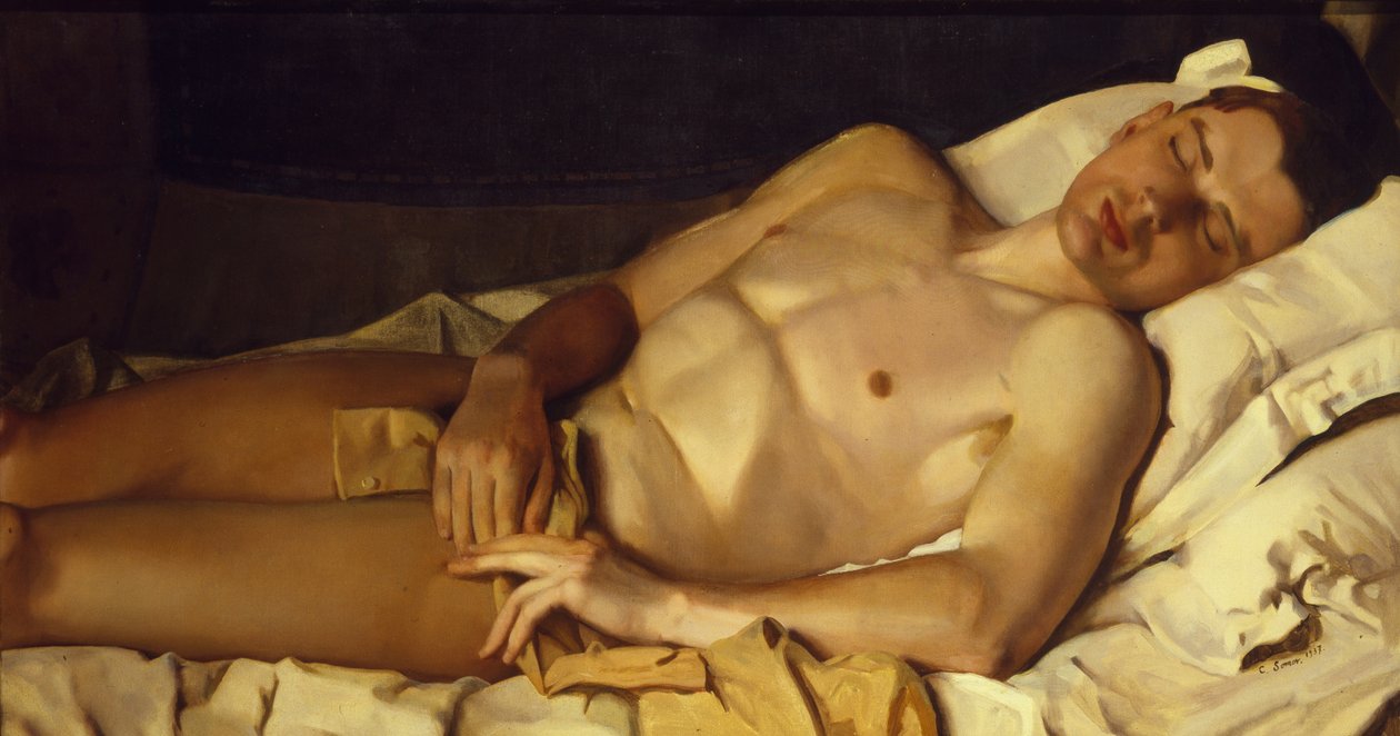 Borisz Sznezskovszkij akt fiú, 1937 alkotó: Konstantin Andreevic Somov