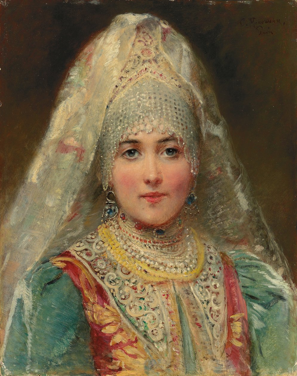Boyarina alkotó: Konstantin Egorovich Makovsky