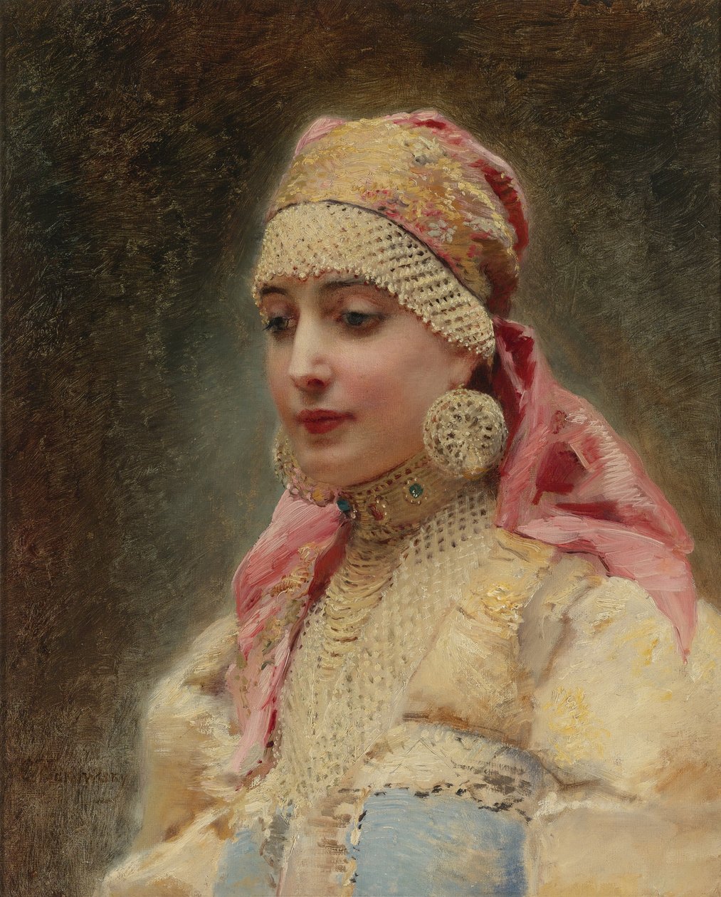 Bojár felesége alkotó: Konstantin Egorovich Makovsky