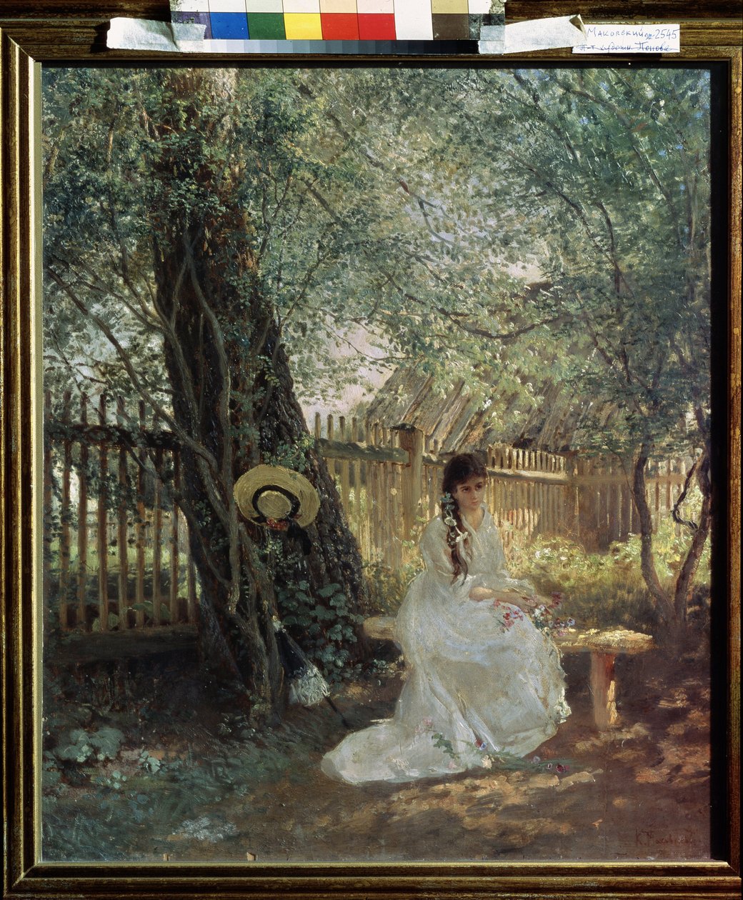 A kertben alkotó: Konstantin Egorovich Makovsky