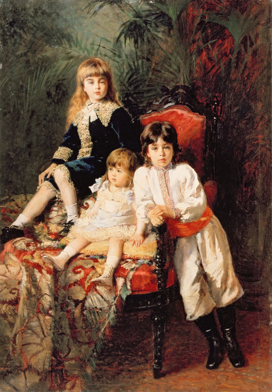 Balashov úr gyermekei alkotó: Konstantin Egorovich Makovsky