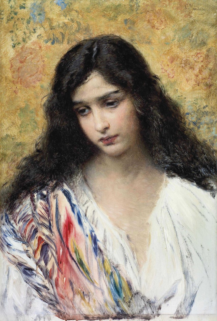 Orosz szépség, 1900-as évek alkotó: Konstantin Egorovich Makovsky