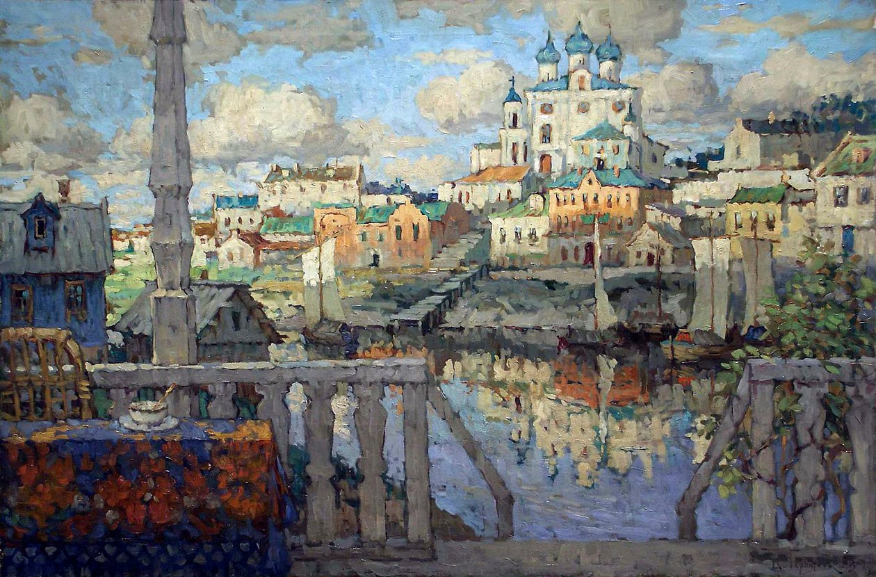 Pszkov, 1915. alkotó: Konstantin Ivanovich Gorbatov