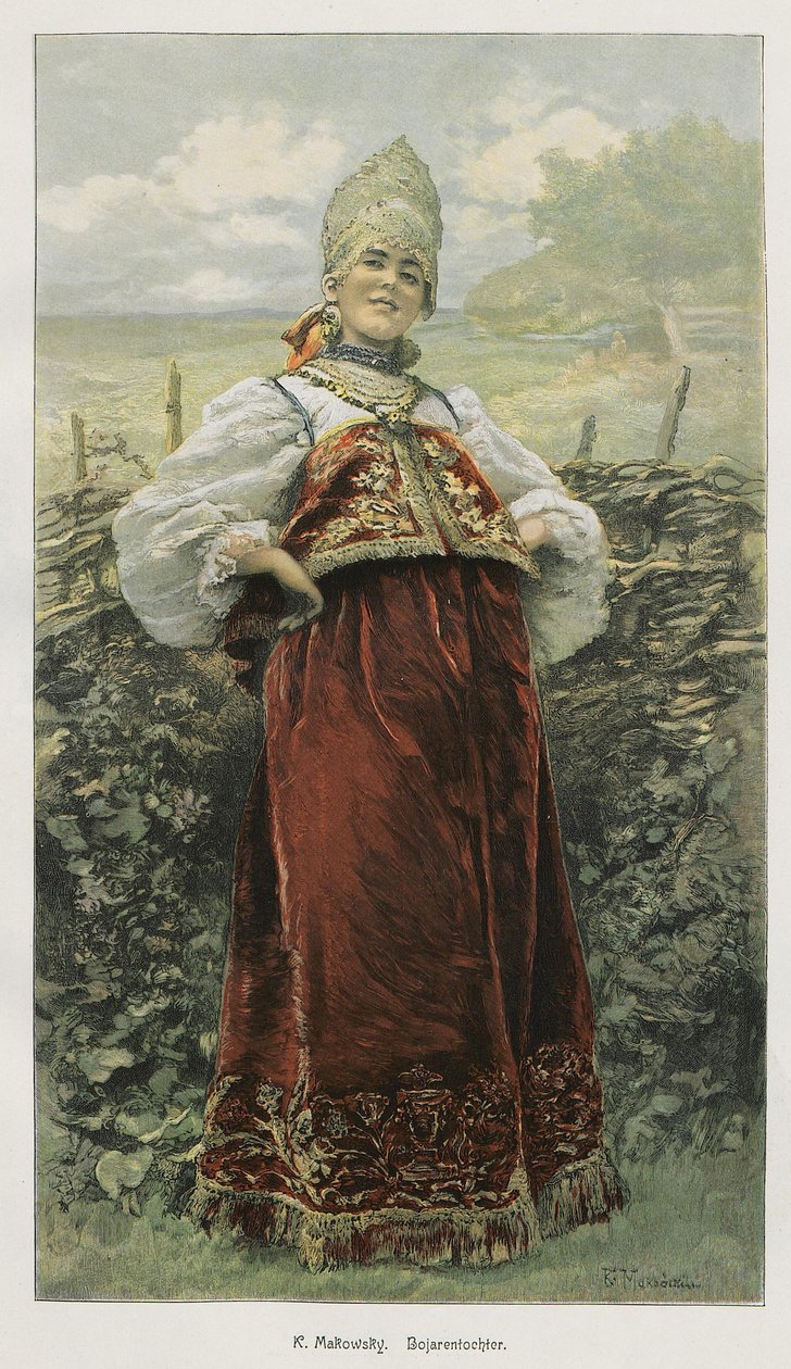 Boyar lánya alkotó: Konstantin Makovsky