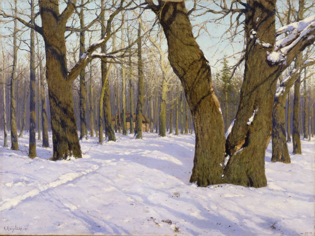 Kora tavasz, 1910 alkotó: Konstantin Yakovlevich Kryzhitsky