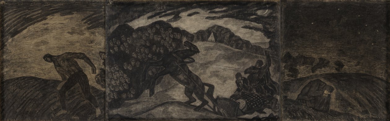 A sírlány alkotó: Kristjan Raud