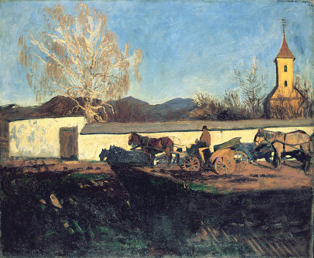 Este márciusban alkotó: Károly Ferenczy
