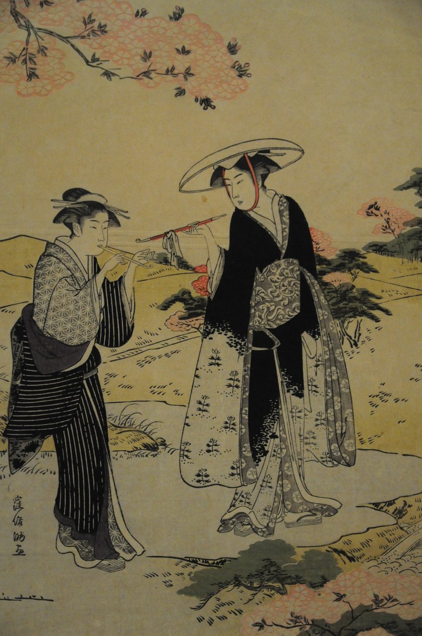 Ukiyo-e nyomtatás alkotó: Kubo Shunman
