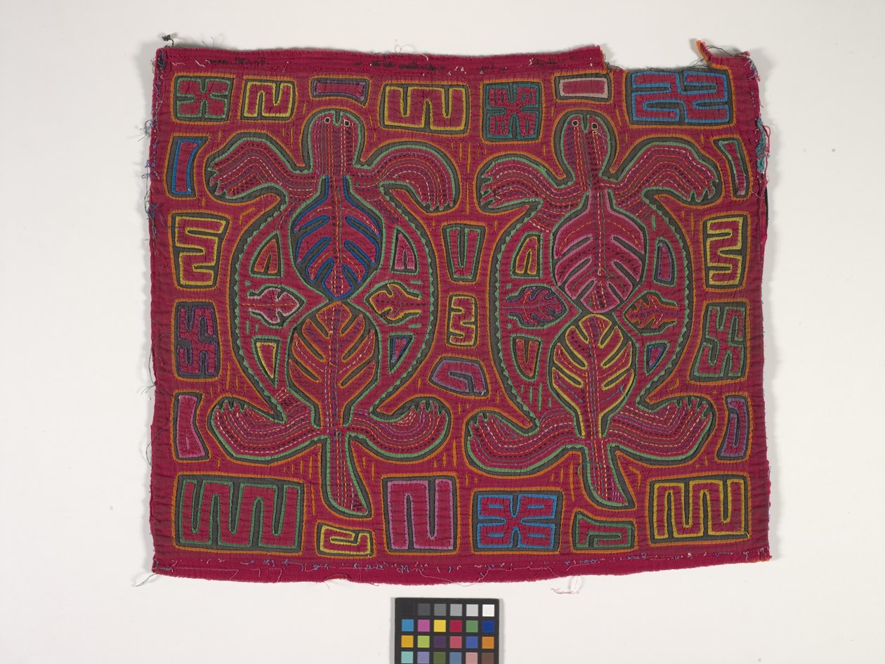 Shirt Panel (Mola) (fotó) alkotó: Kuna Indian Culture