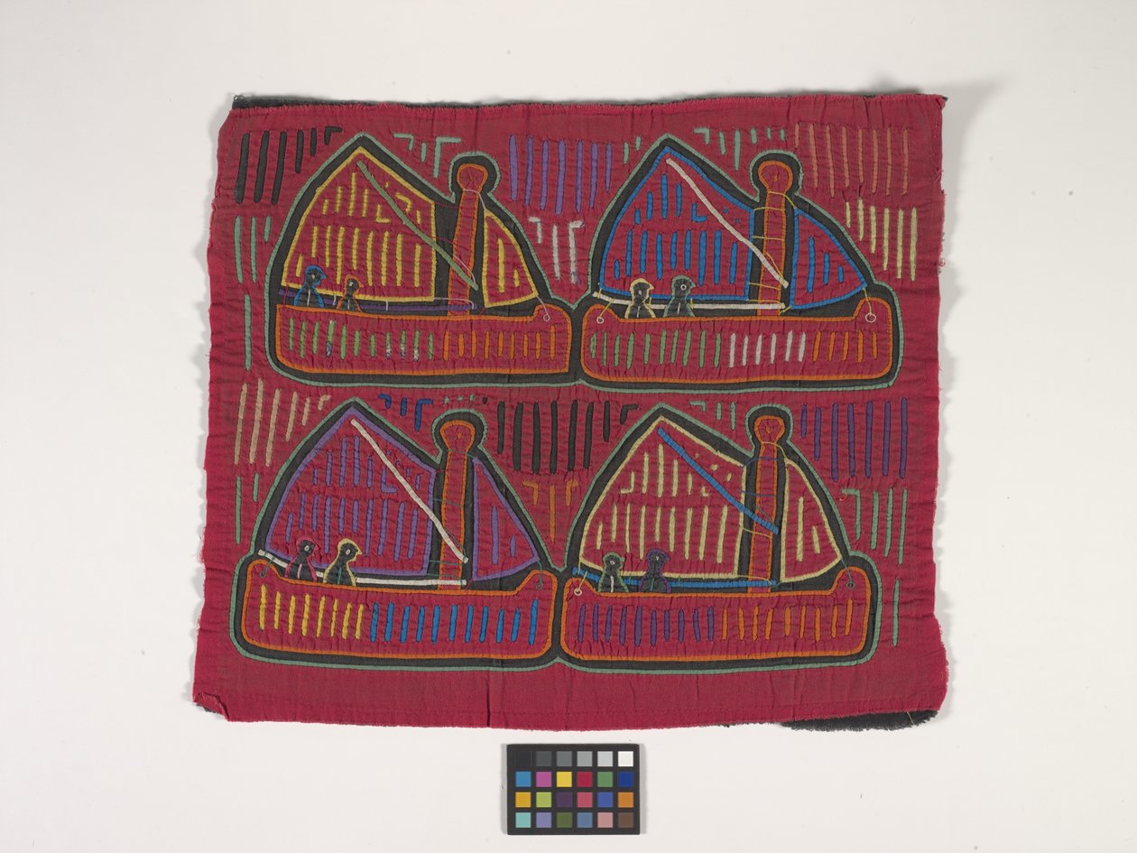Shirt Panel (Mola) (fotó) alkotó: Kuna Indian Culture