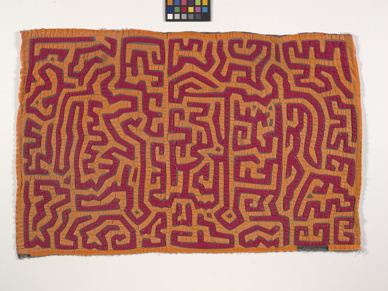 Shirt Panel (Mola) (fotó) alkotó: Kuna Indian Culture