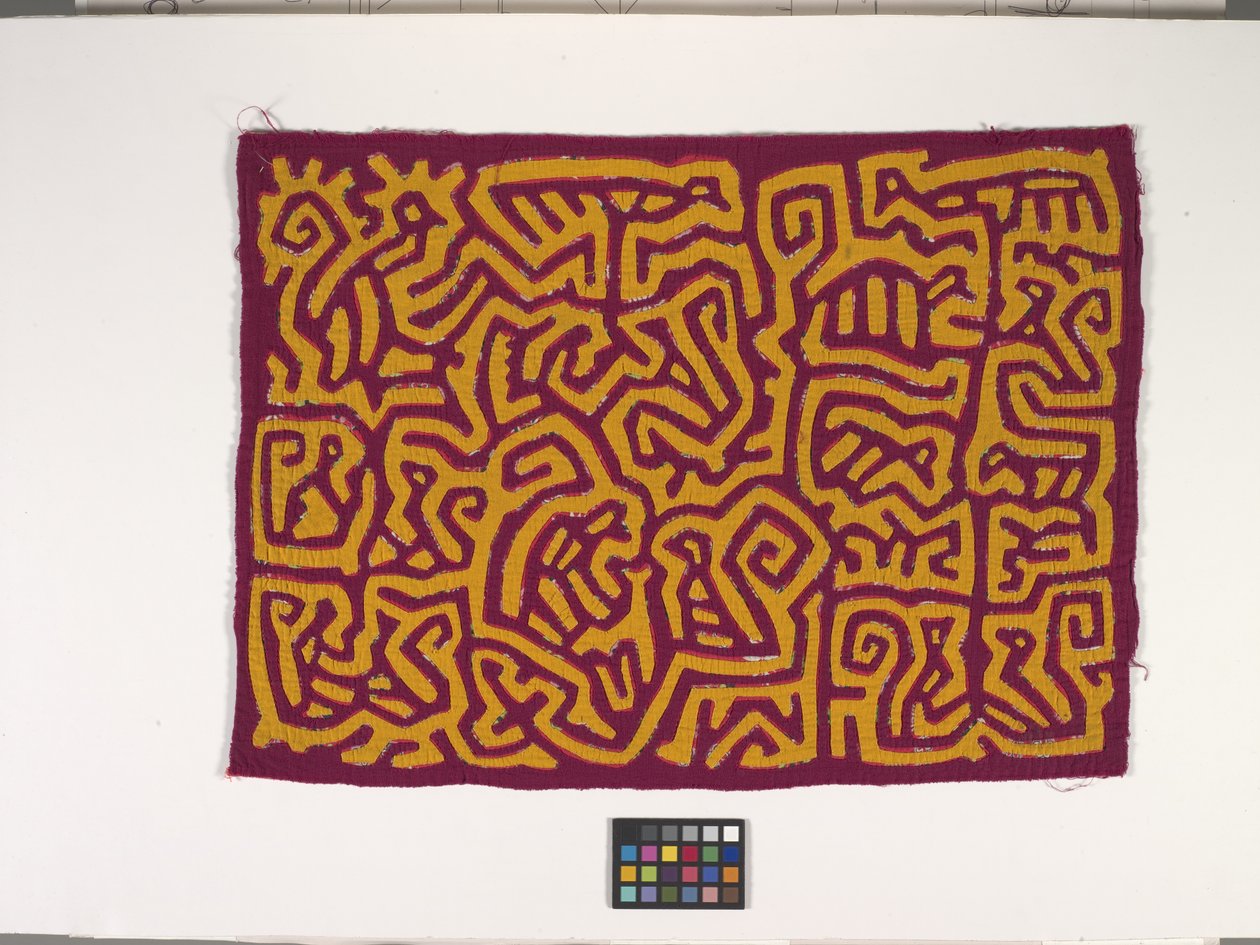 Shirt Panel (Mola) (fotó) alkotó: Kuna Indian Culture