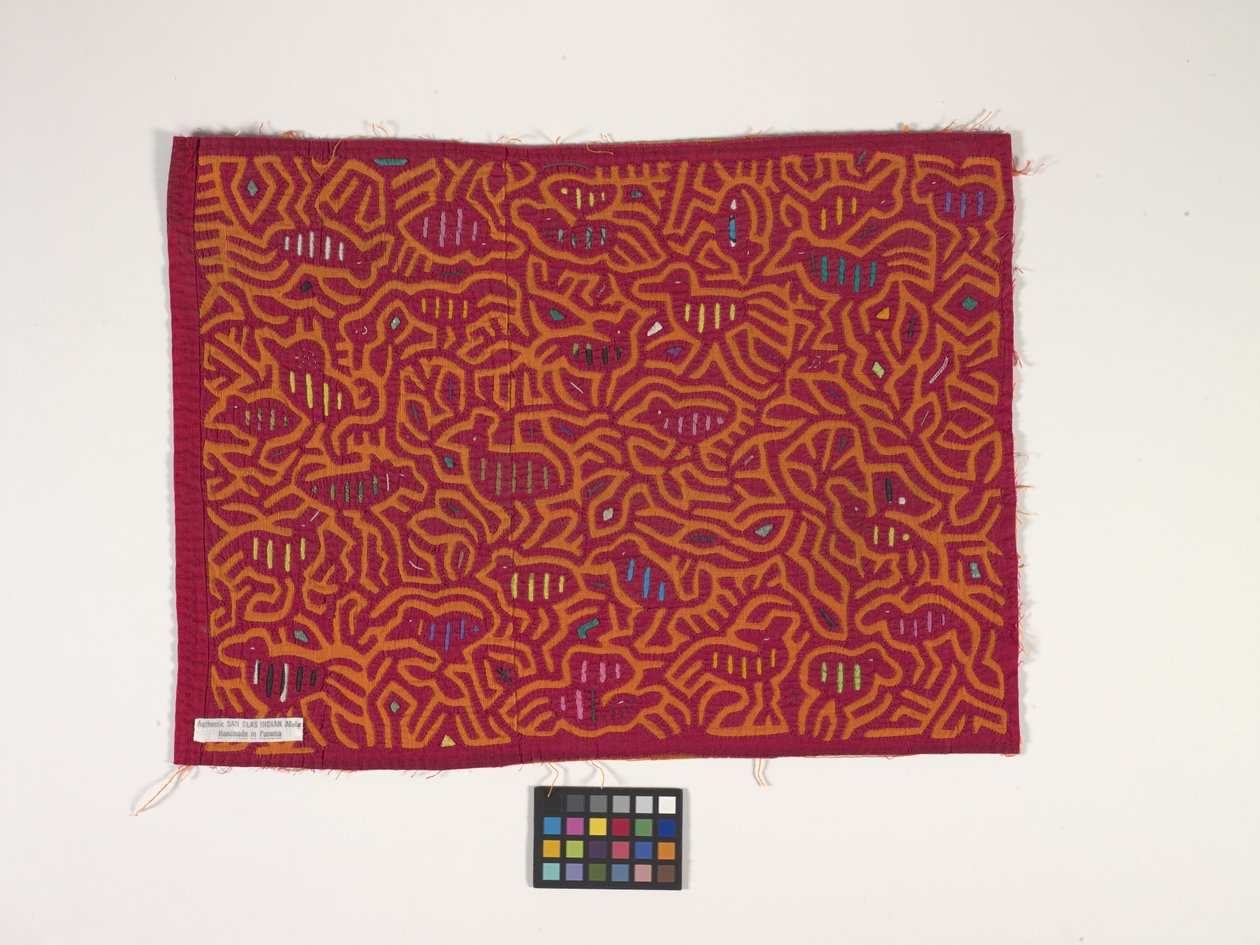 Shirt Panel (Mola) (fotó) alkotó: Kuna Indian Culture