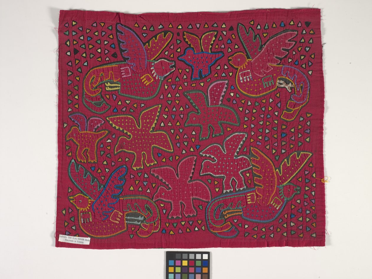 Shirt Panel (Mola) (fotó) alkotó: Kuna Indian Culture
