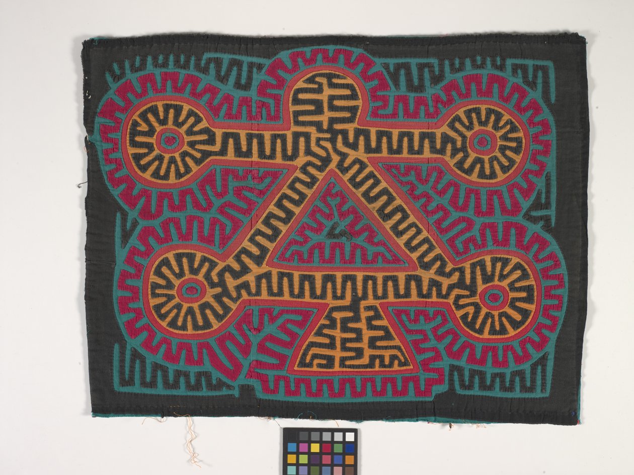 Shirt Panel (Mola) (fotó) alkotó: Kuna Indian Culture