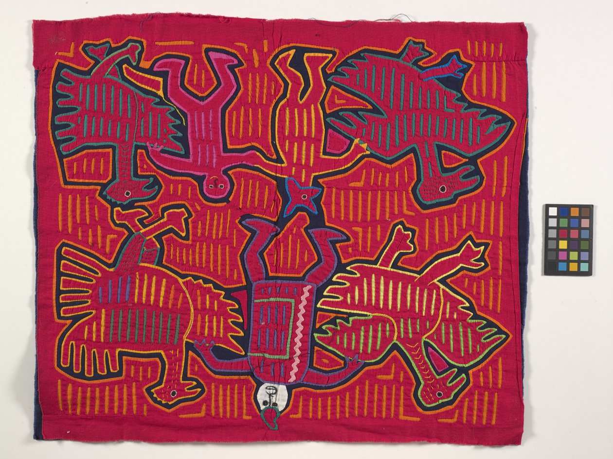 Shirt Panel (Mola) (fotó) alkotó: Kuna Indian Culture