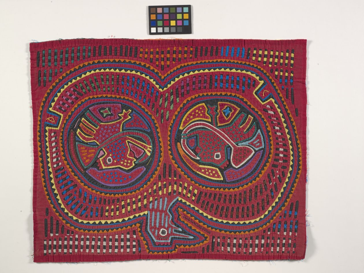 Shirt Panel (Mola) (fotó) alkotó: Kuna Indian Culture