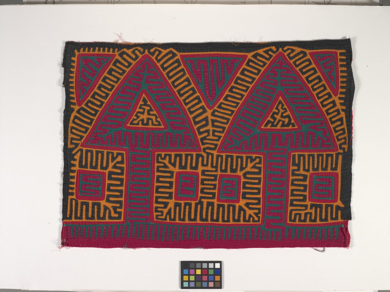 Shirt Panel (Mola) (fotó) alkotó: Kuna Indian Culture