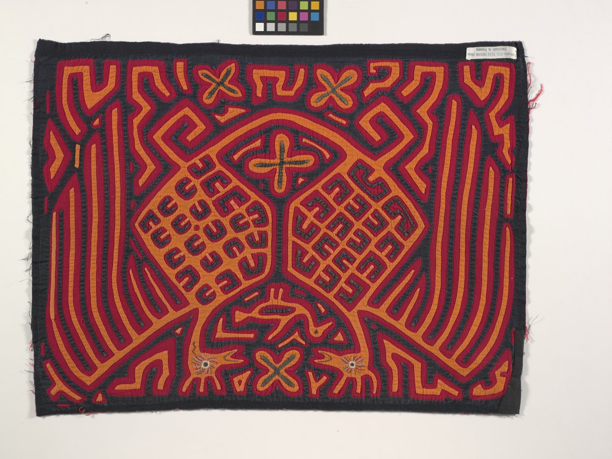 Shirt Panel (Mola) (fotó) alkotó: Kuna Indian Culture