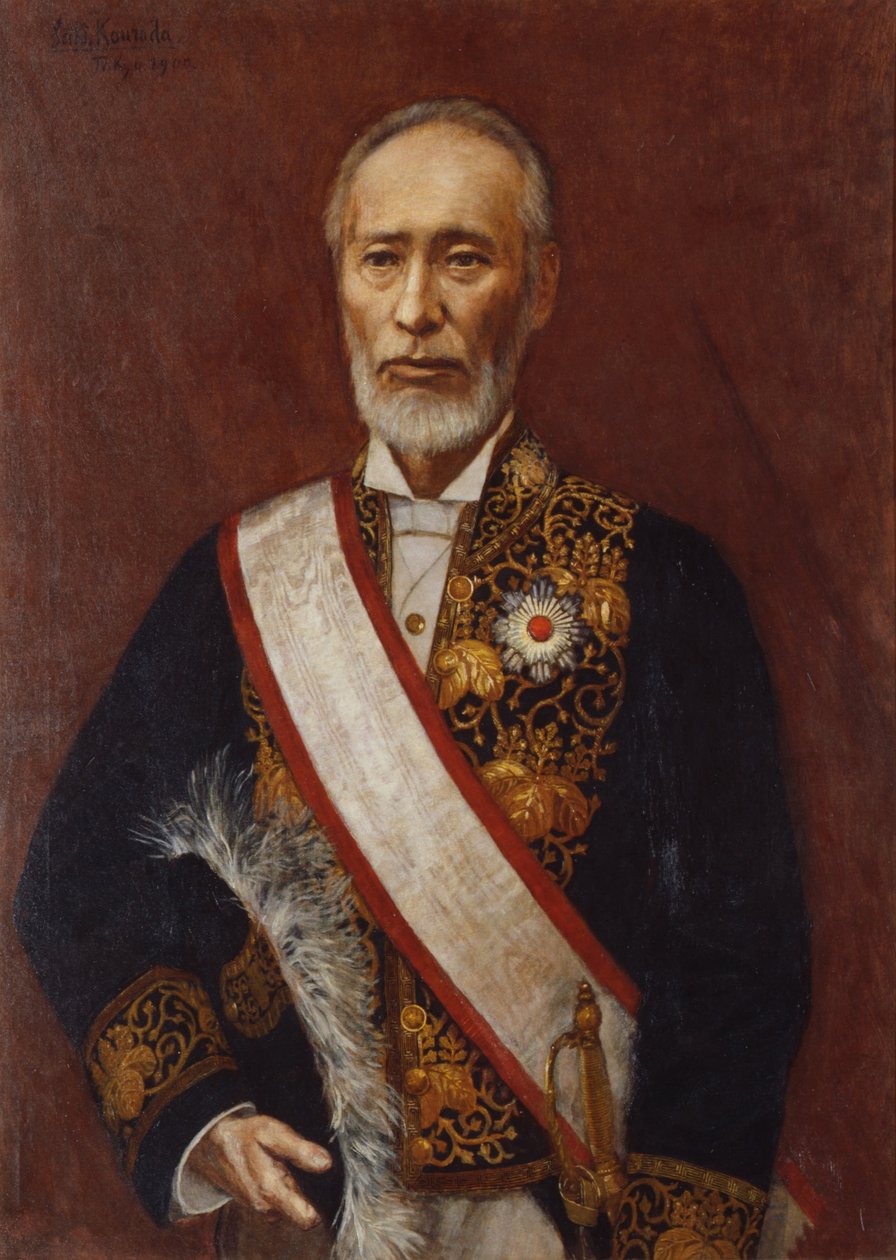 Terajima Munenori arcképe alkotó: Kuroda Seiki