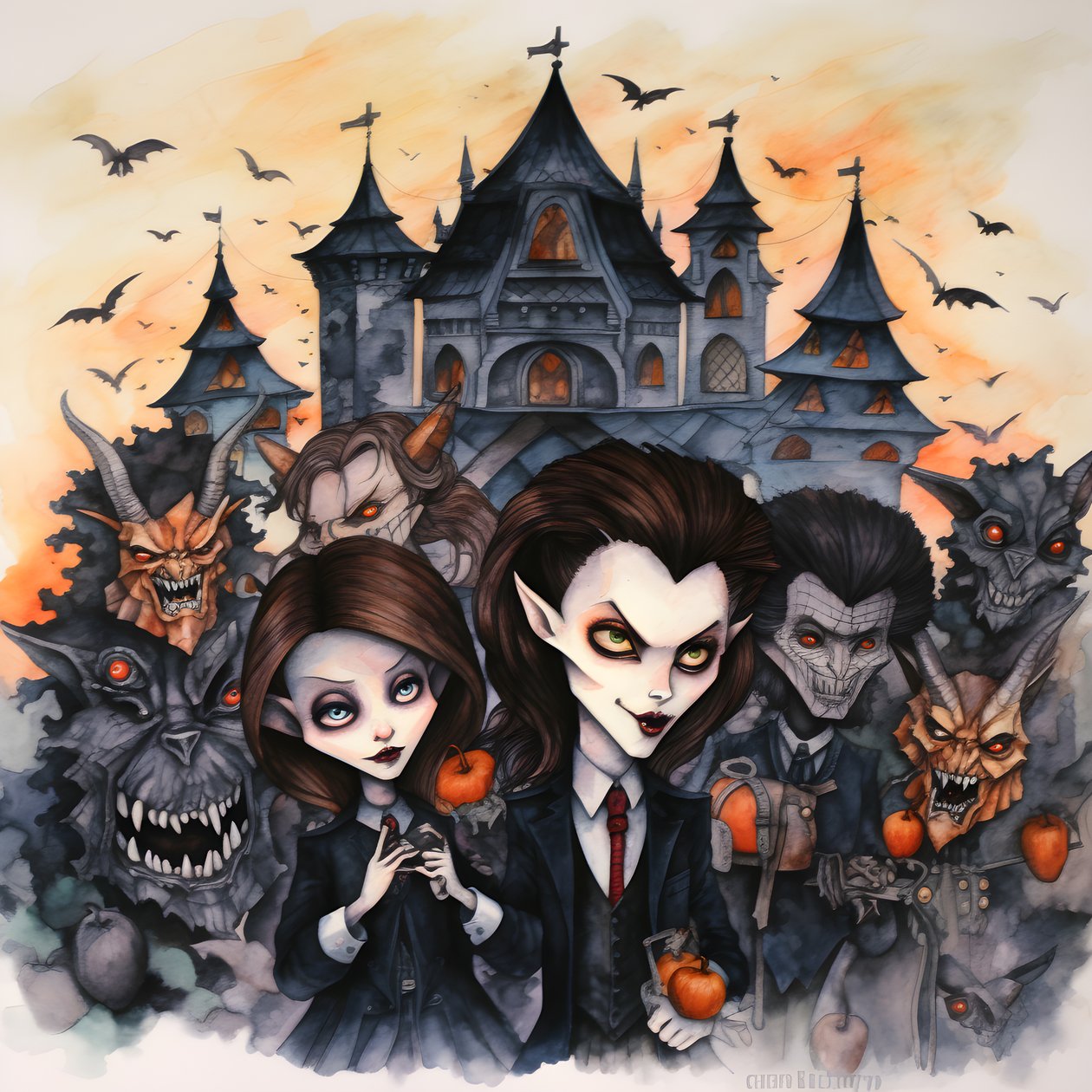 Halloween vámpírokkal és vérfarkasokkal 2 alkotó: Kurt Heppke