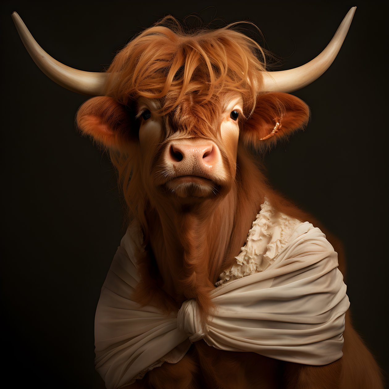 Highland Cow, mint Marilyn Monroe 2 alkotó: Kurt Heppke