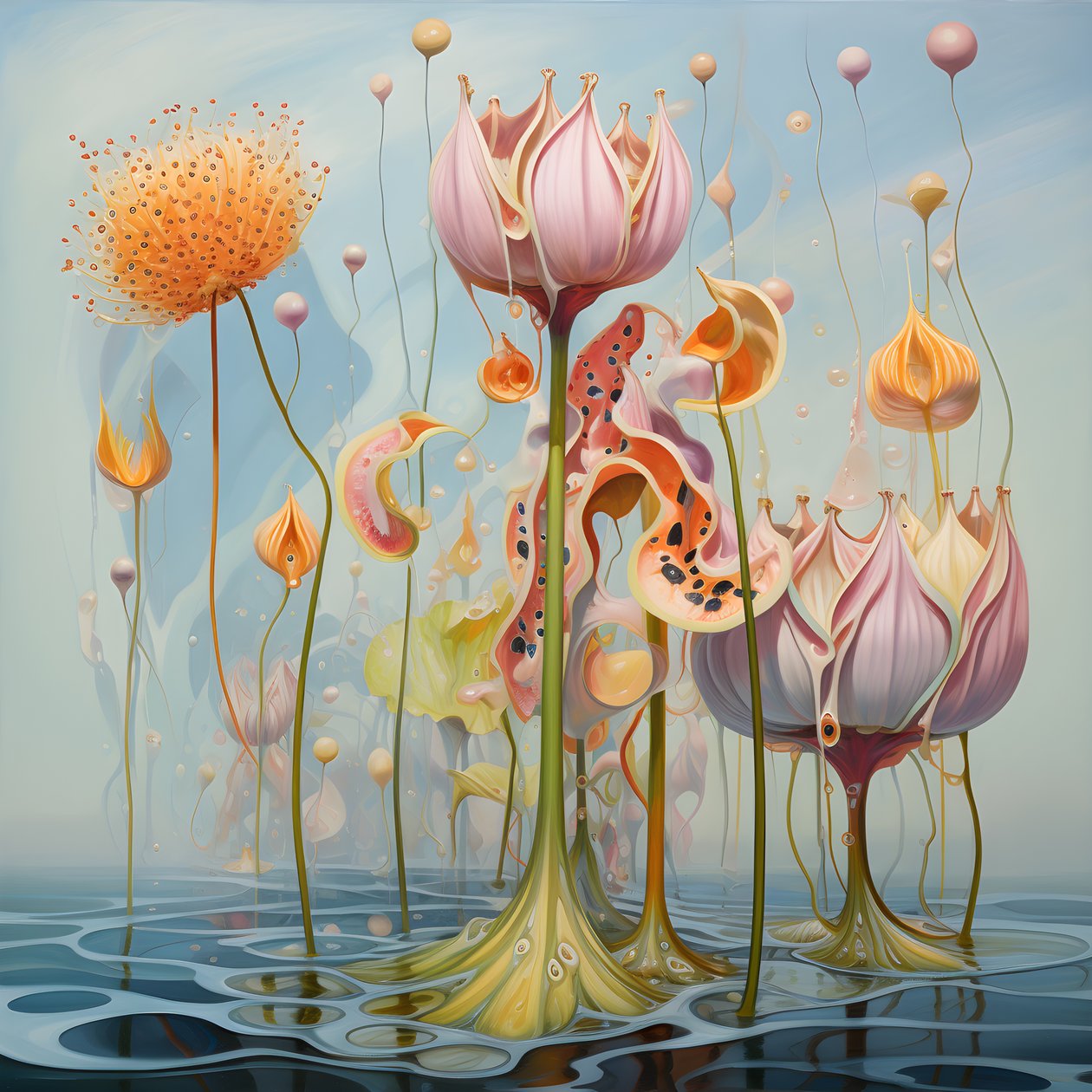 Lotusblumensamenschoten 4 alkotó: Kurt Heppke