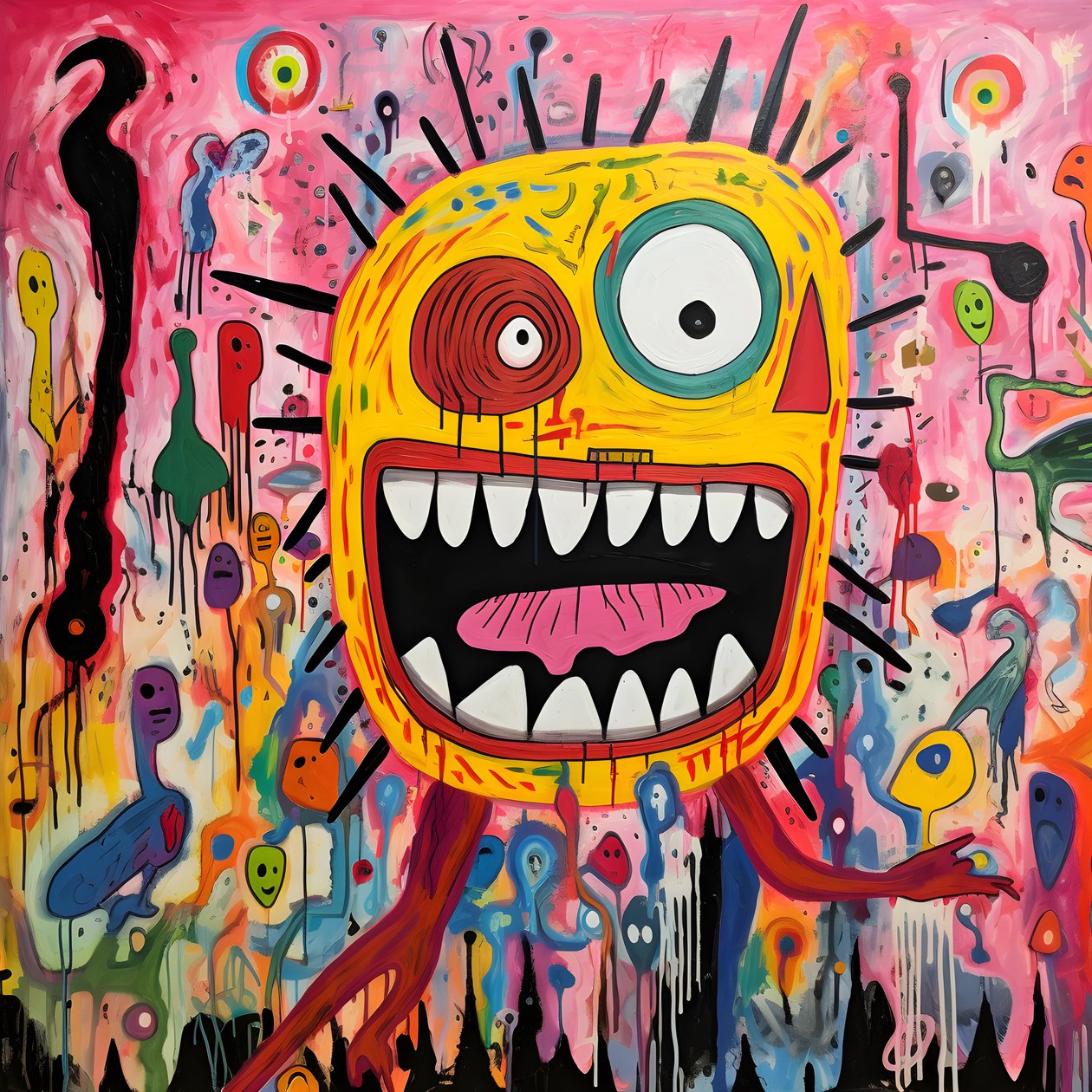 a raucous acrylic painting 4 alkotó: Kurt Heppke