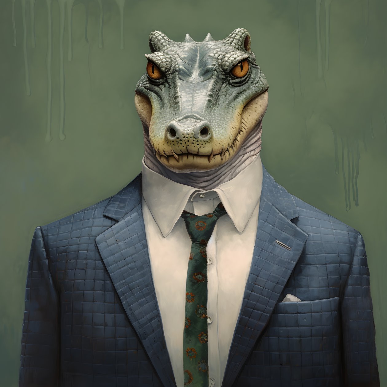 egy krokodil komikus stílusban 1 alkotó: Kurt Heppke