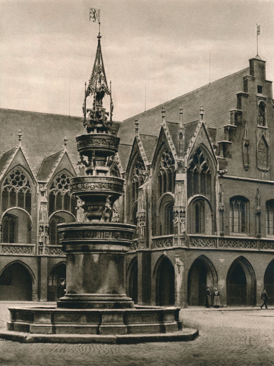 Braunschweig, a régi város városháza, 1931 alkotó: Kurt Hielscher