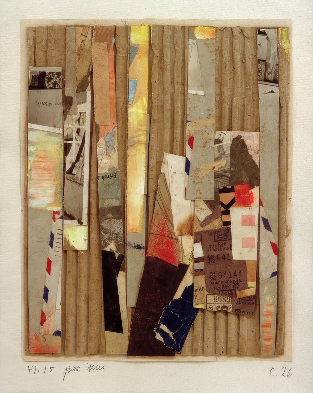 47. 15 db fenyő c 26 alkotó: Kurt Schwitters