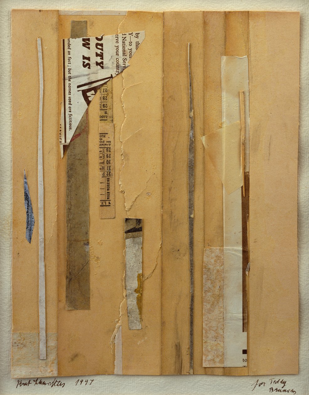 Kollázs alkotó: Kurt Schwitters