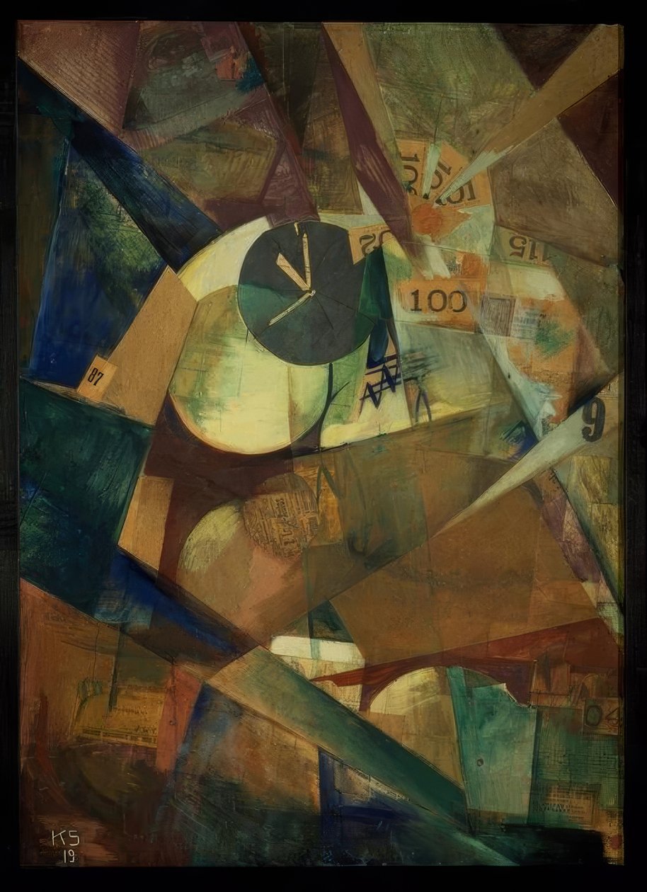 A nagy én-kép (Merz kép 9b) alkotó: Kurt Schwitters