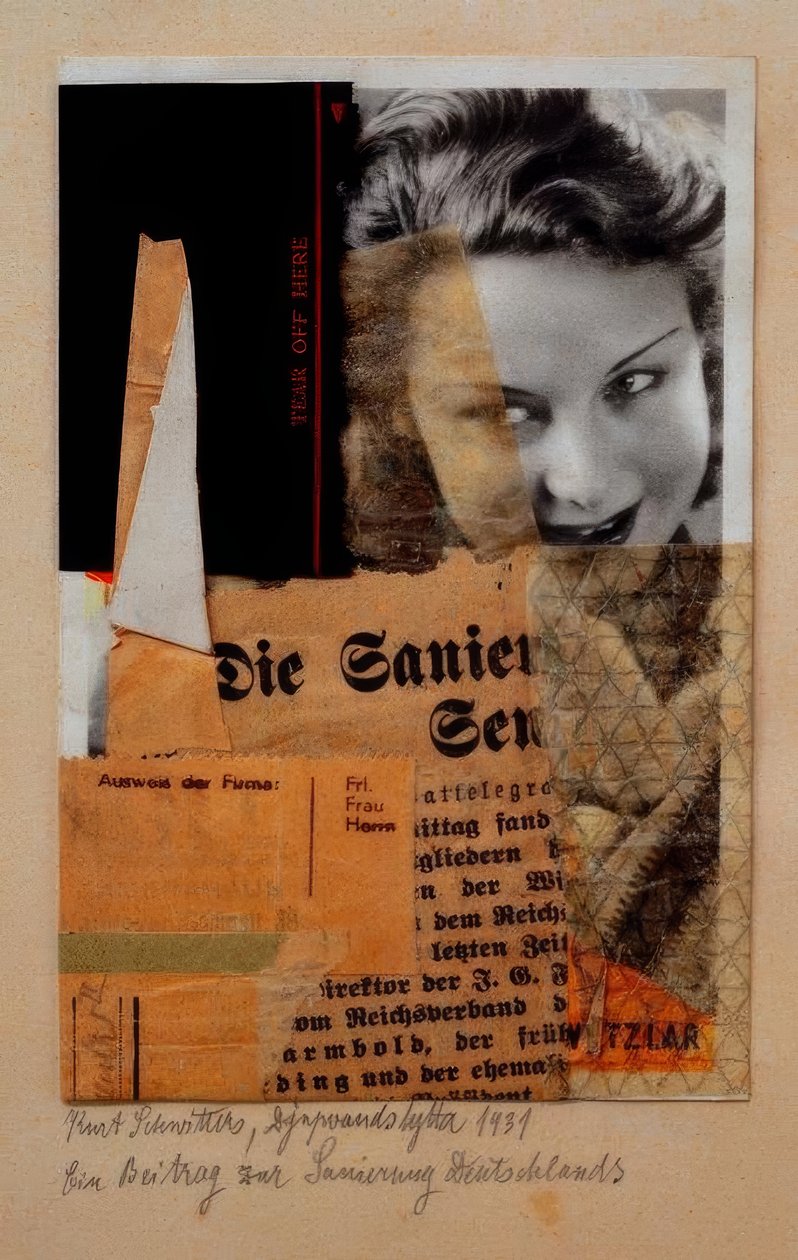 Hozzájárulás Németország rehabilitációjához alkotó: Kurt Schwitters