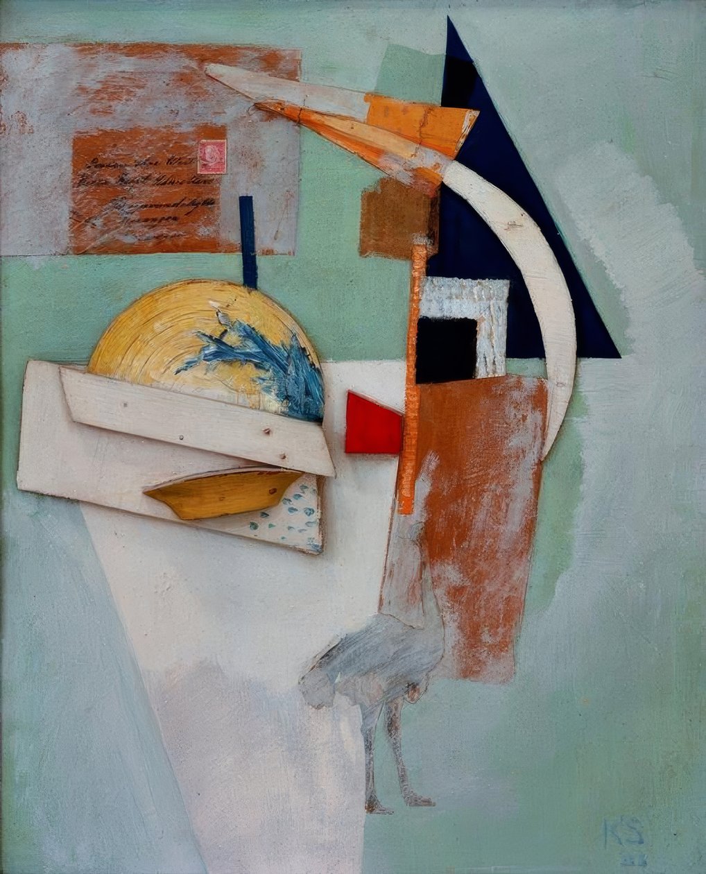 Halbmond Ugelvik alkotó: Kurt Schwitters