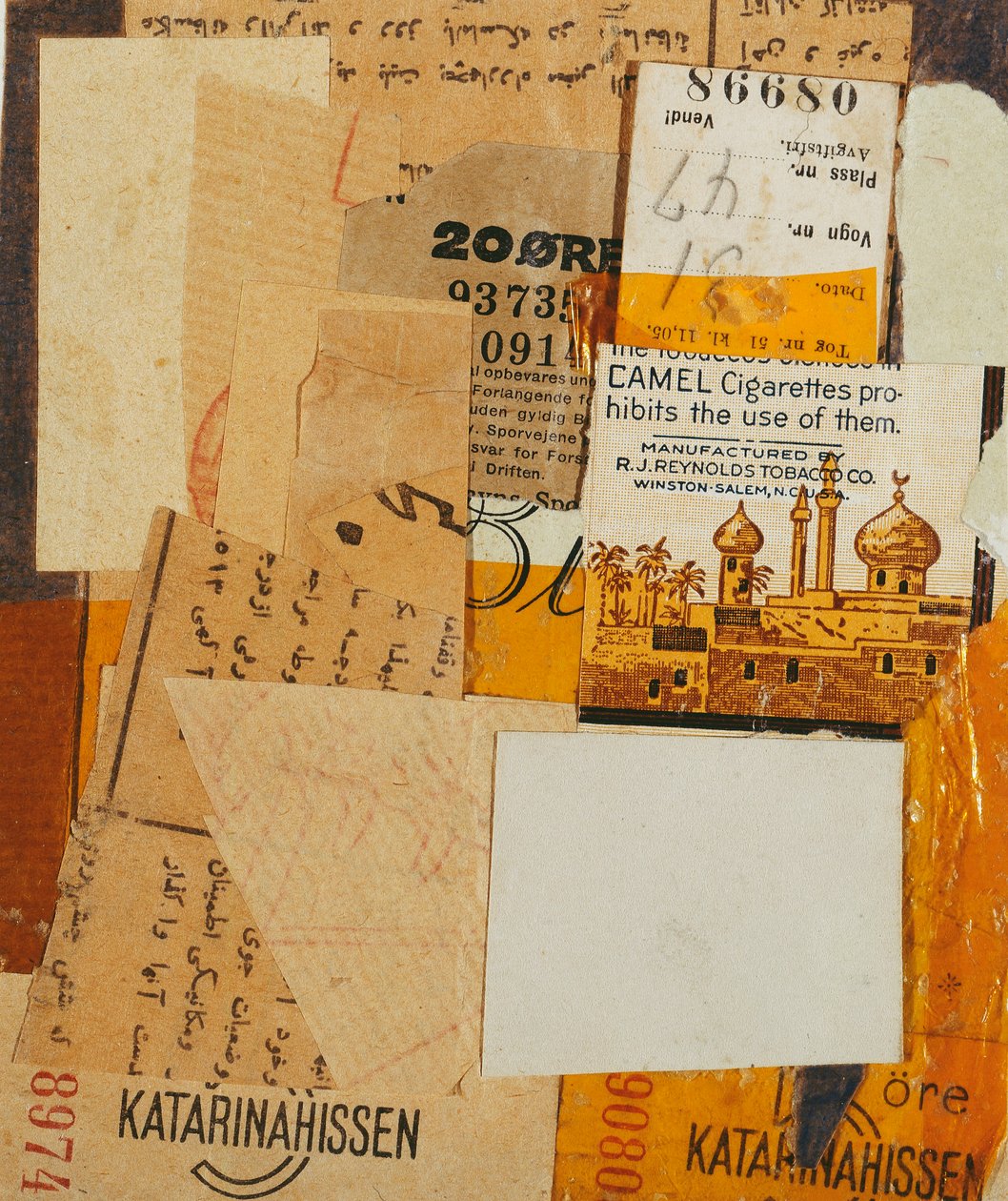 Katrinahissen, 1936 alkotó: Kurt Schwitters