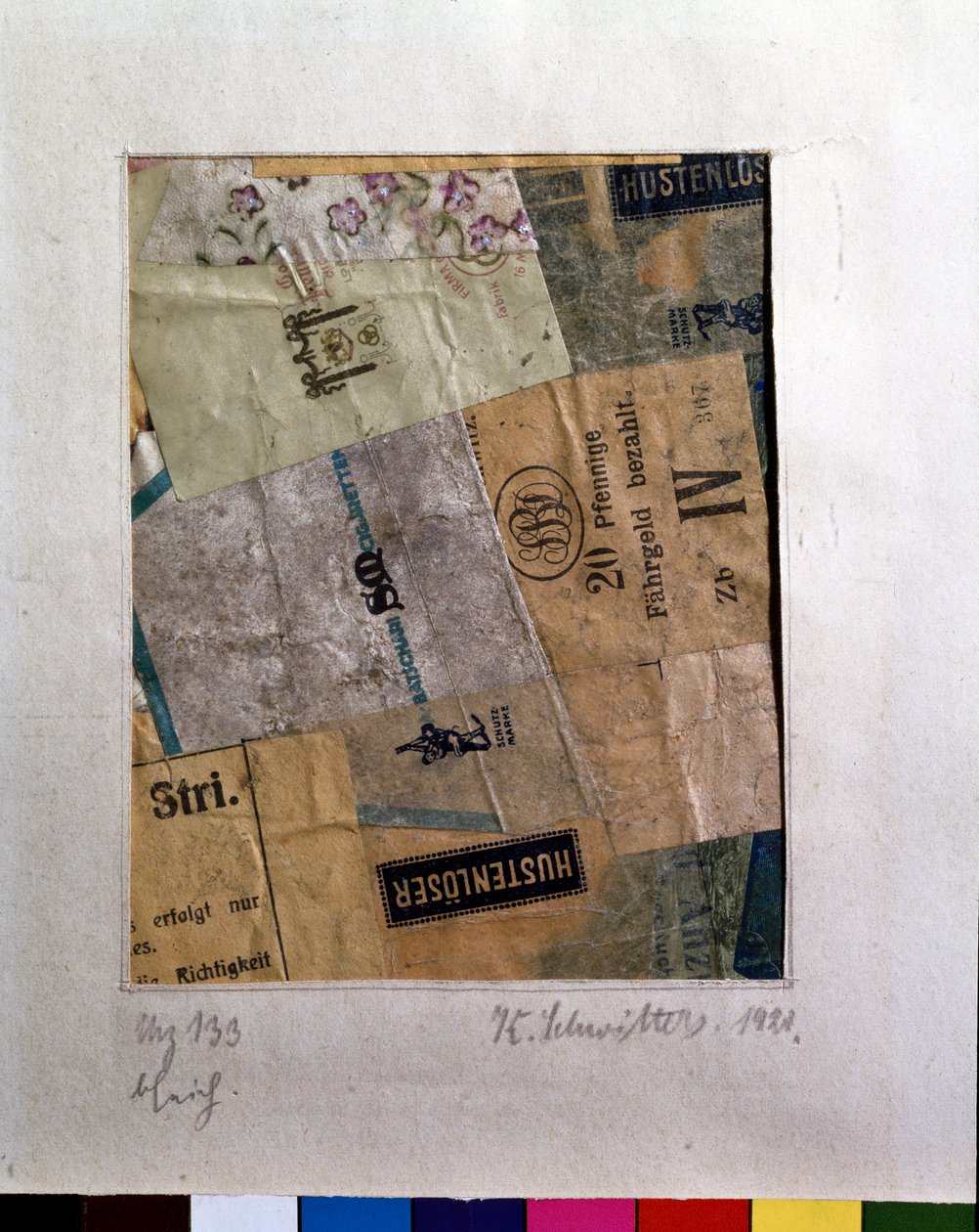 Merz 133 (kollázs alkotó: Kurt Schwitters
