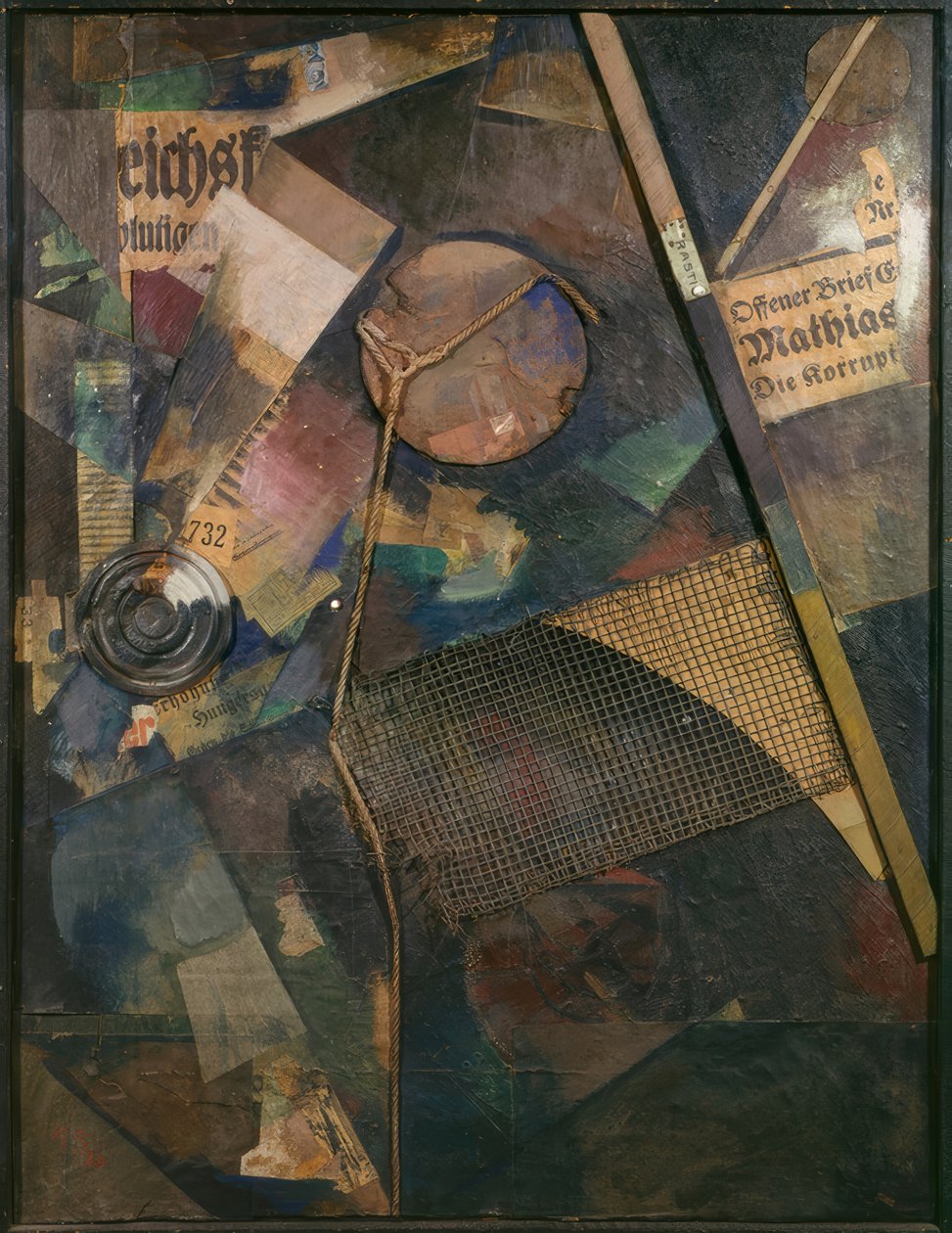 Merzbild 25 A. A csillagkép alkotó: Kurt Schwitters